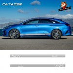 Car Racing Side Stripes Vehicle Decals Stickers Auto Vinyl Graphics Auto Sport Styling Vinyl Car Sticker for Kia Ceed Sticker